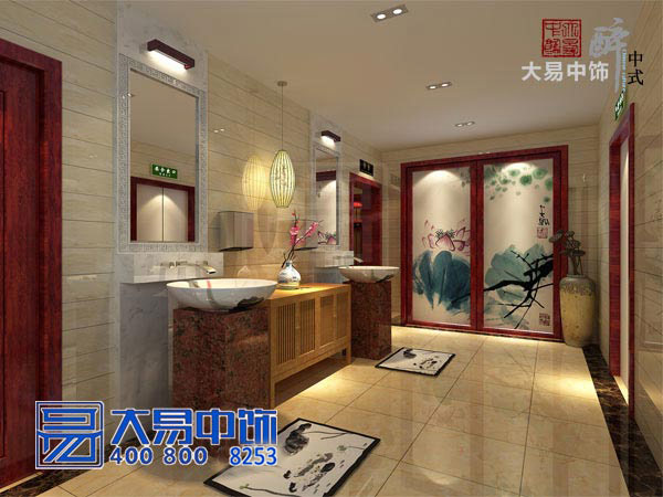上?，F代新中式會(huì )所裝修效果圖