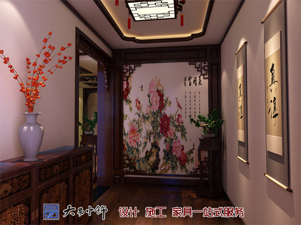 遼寧盤(pán)錦220平米別墅設計，感受中式別墅裝修的氣息